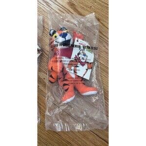 Kelloggs Frosted Flakes Cereal Tony The Tiger Bean Bag Plush Toy 1997 Sealed NWT